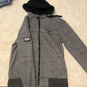 Mens rock revival zip up